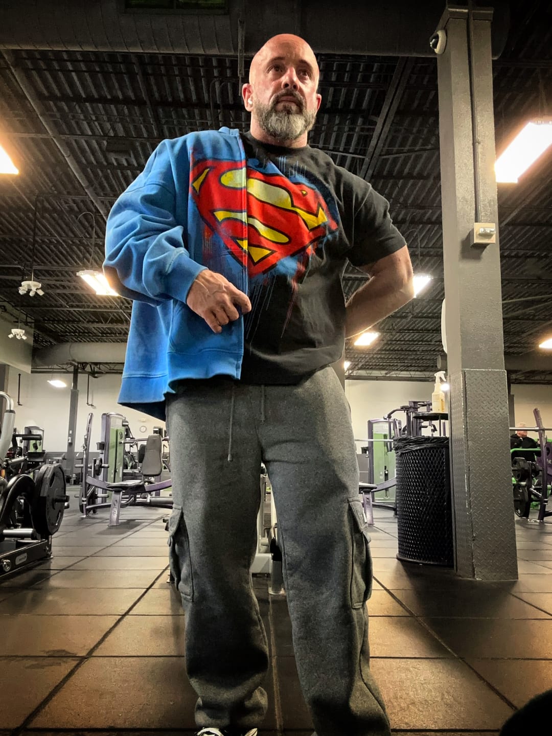 Customer photo review of 5011 - Superman Drip Zip-Ups