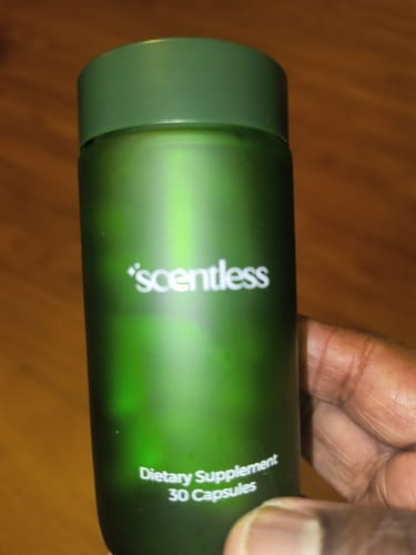 Customer photo review of Scentless Deodorant Supplement