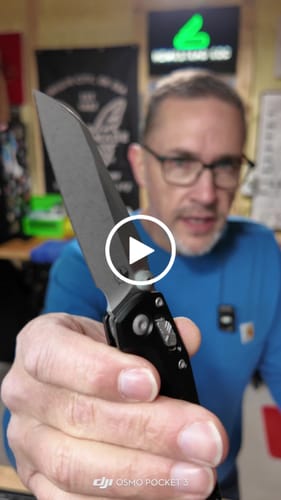 Customer video review of Microtech MSI Mini Black Aluminum 3.25 inch M390MK Power Blade Knife – Made in USA (Proof Run)