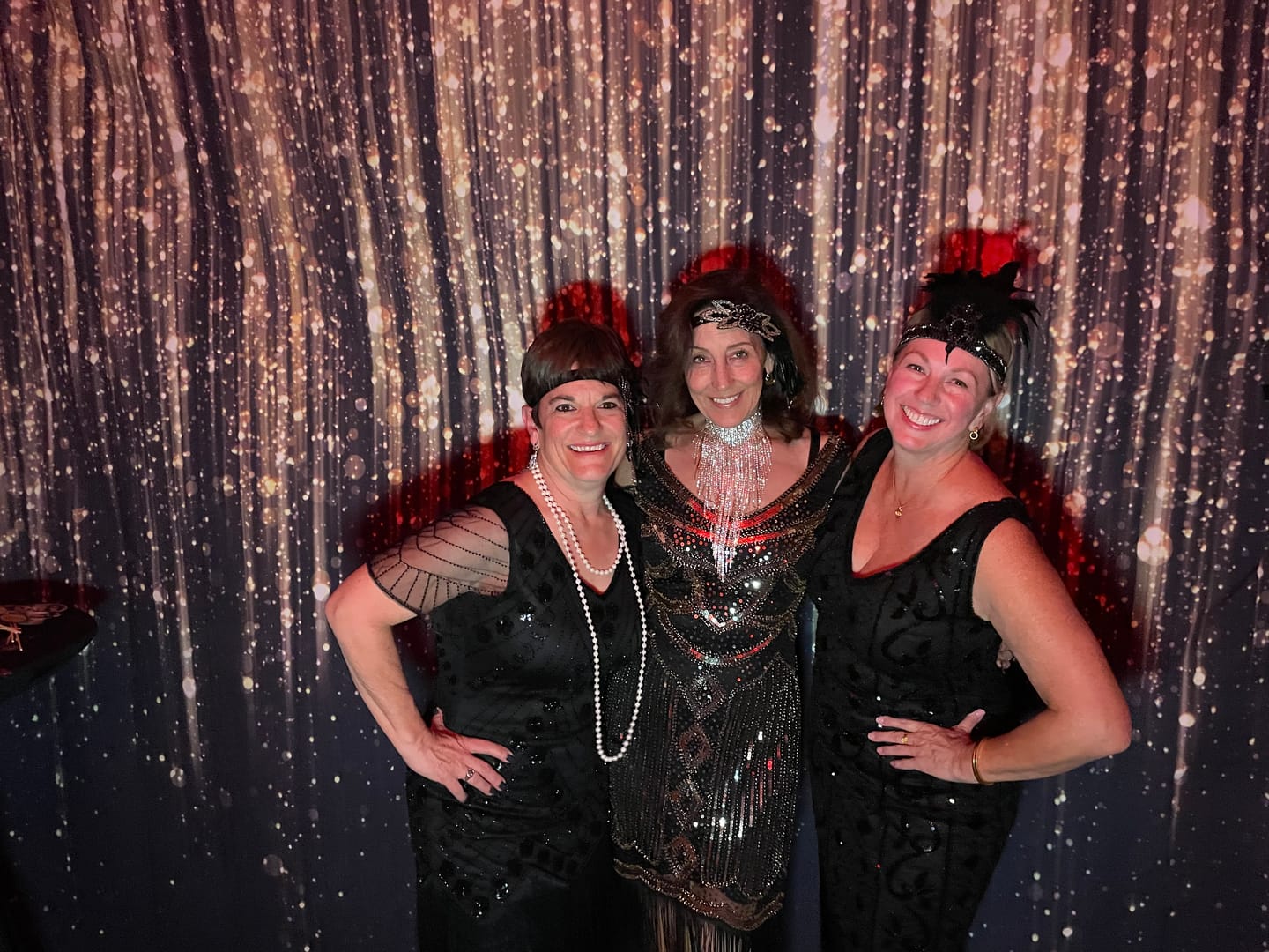 Customer photo review of Natasha 1920s Gatsby Dress - Black