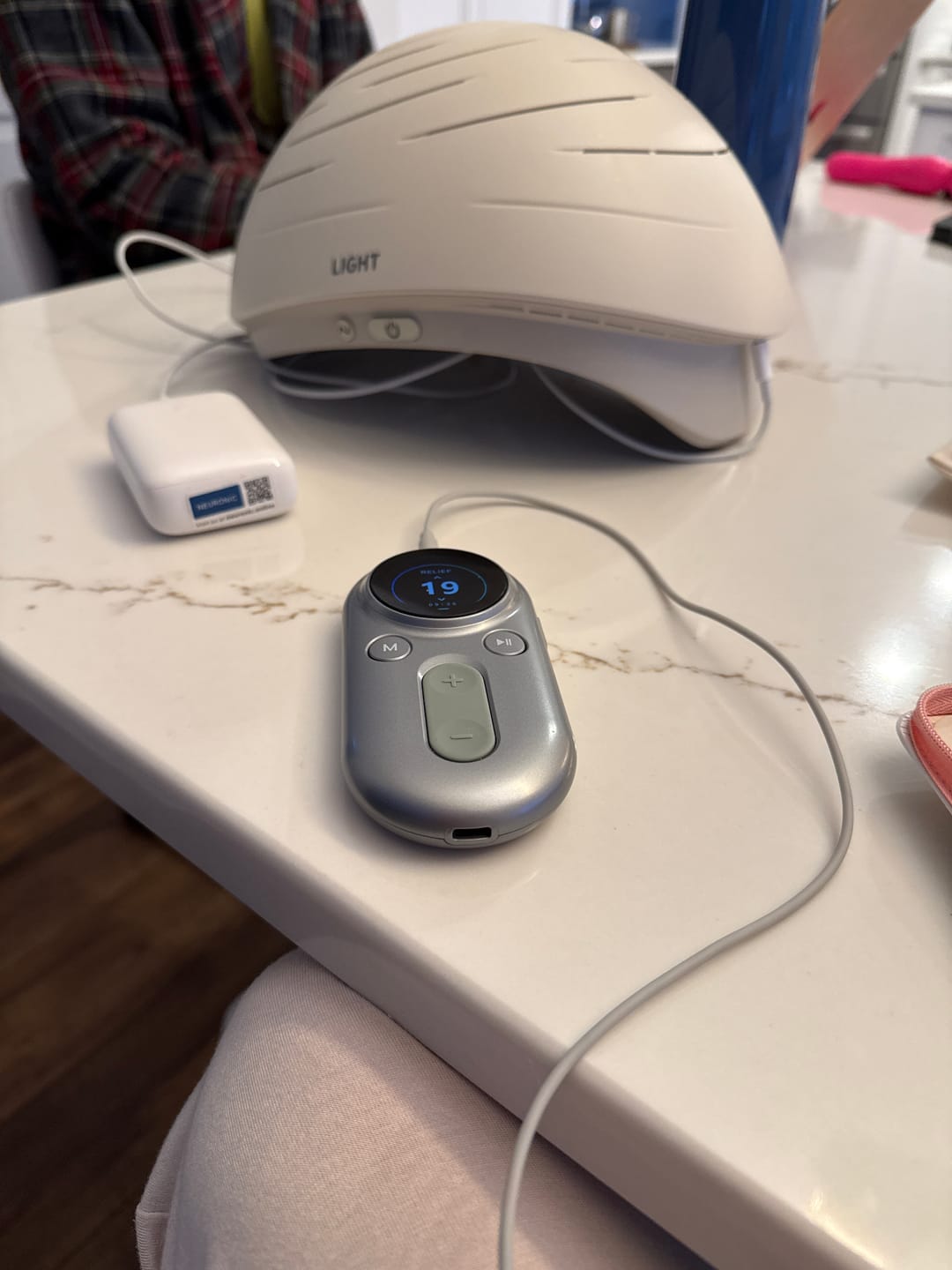Customer photo review of ZenoWell Luna – Advanced Vagus Nerve Regulation to Light Up Natural Healing