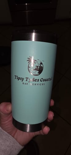 Customer photo review of (6 Pieces) Laser Engraved Tumbler | 20 oz