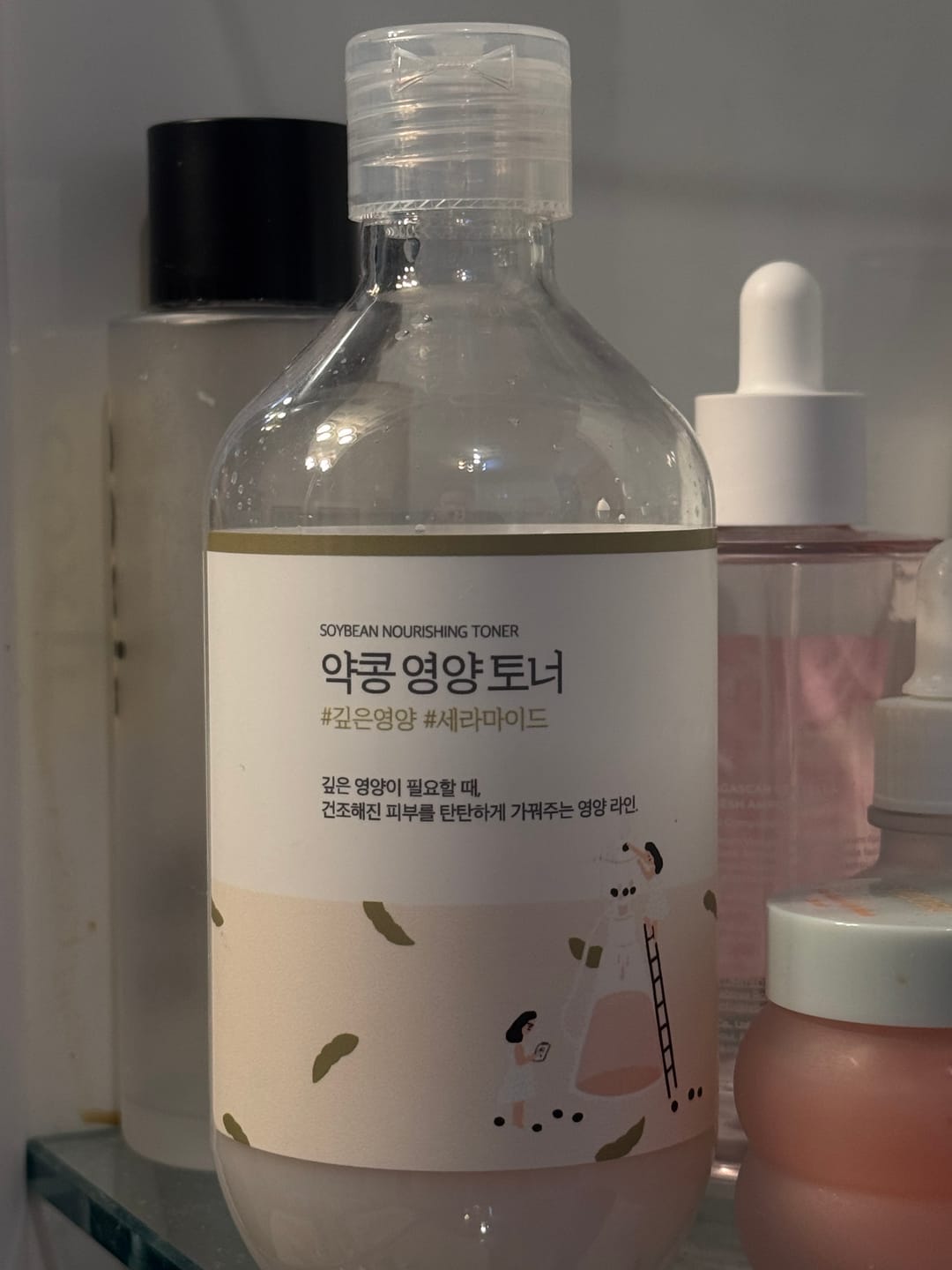Customer photo review of Barojošs toniks ar soju Round Lab Soybean Nourishing Toner