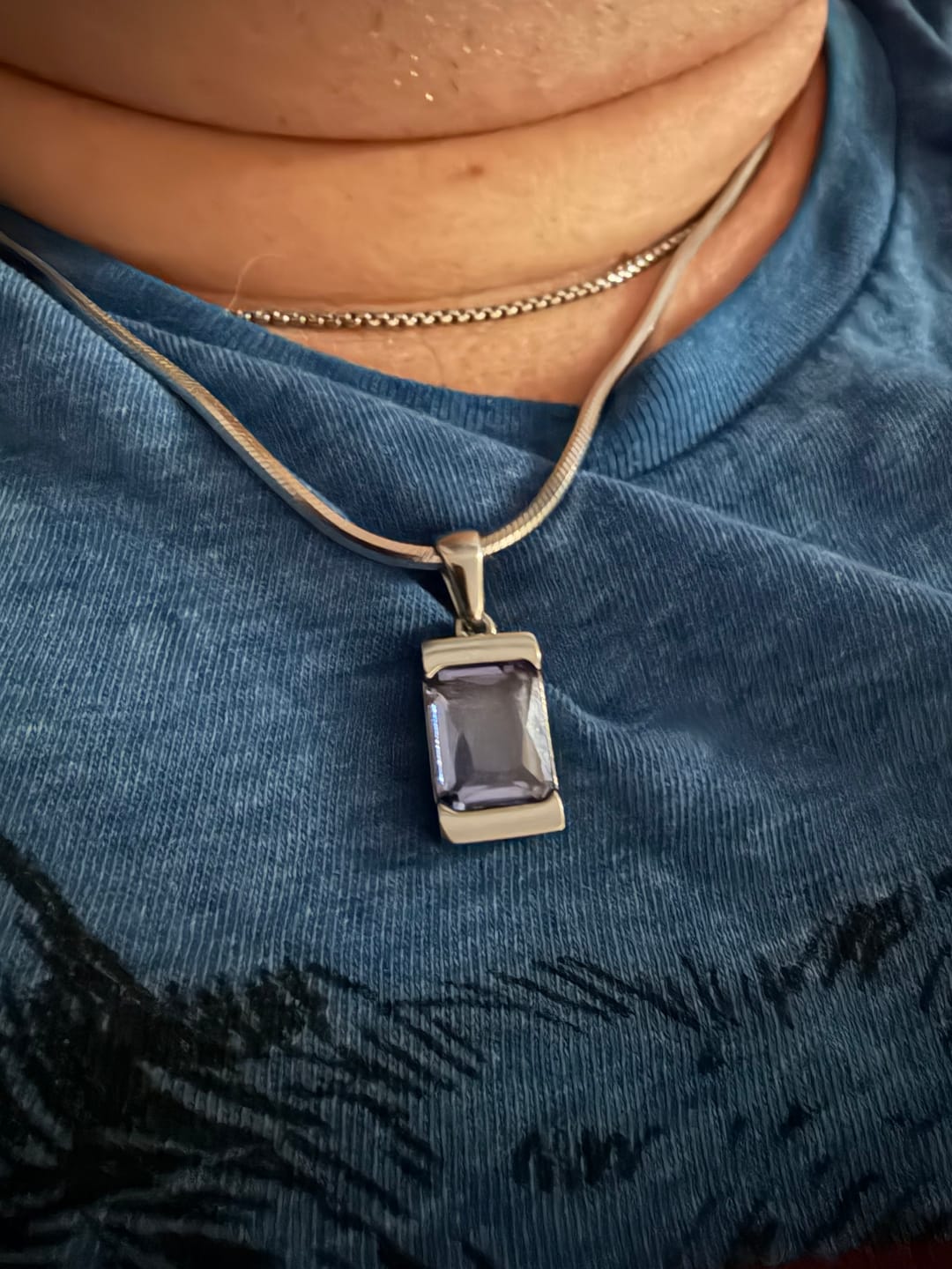 Customer photo review of Chip - Tanzanite