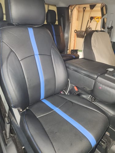 Customer photo review of Premium Custom-Fit Seat Covers
