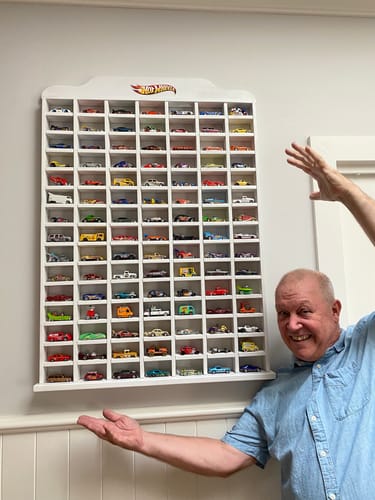 Customer photo review of Kids Car Garage Storage