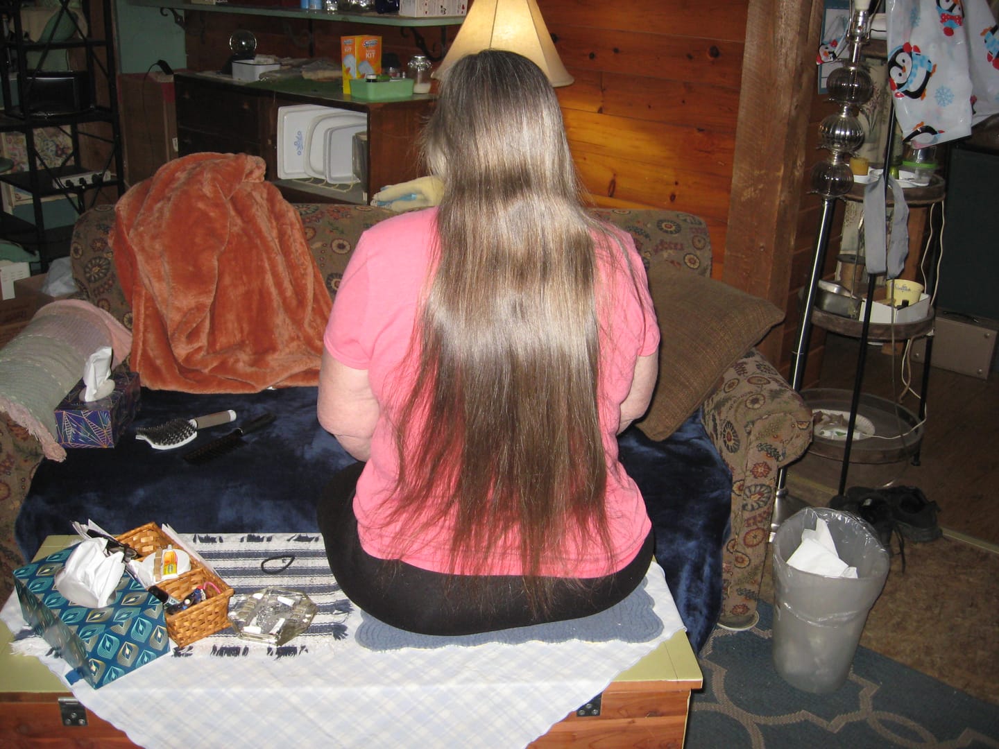 Customer photo review of Blueberry Fields Shampoo & Conditioner Bundle
