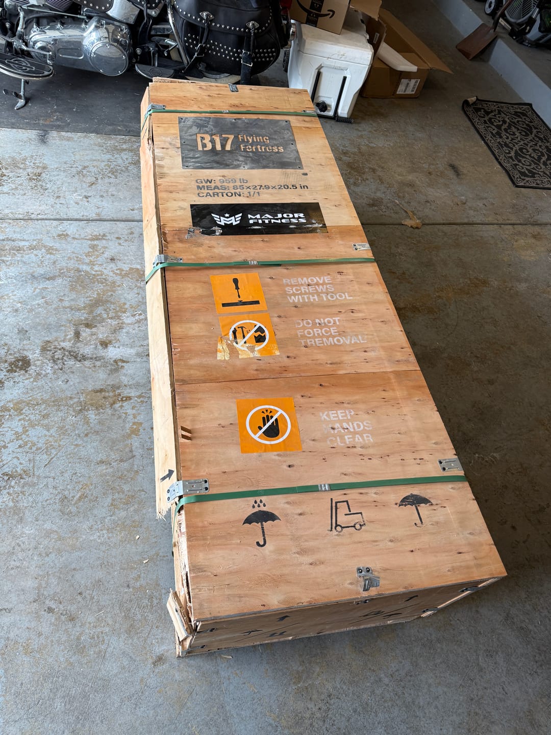 Customer photo review of Major Fitness Heritage Series B17 Flying Fortress All-In-One Functional Trainer with Smith Machine