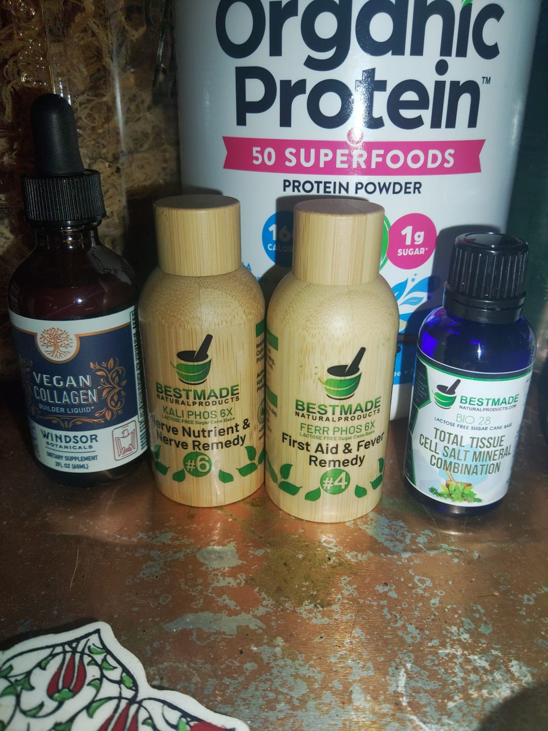 Customer photo review of Total Tissue Cell Salt Mineral Combination BIO28 - Helps Your Body Absorb and Use Nutrients, Increase Energy Levels, Helps Improve Sleep Patterns, Overall Health and Vitality | 30 mL Drops