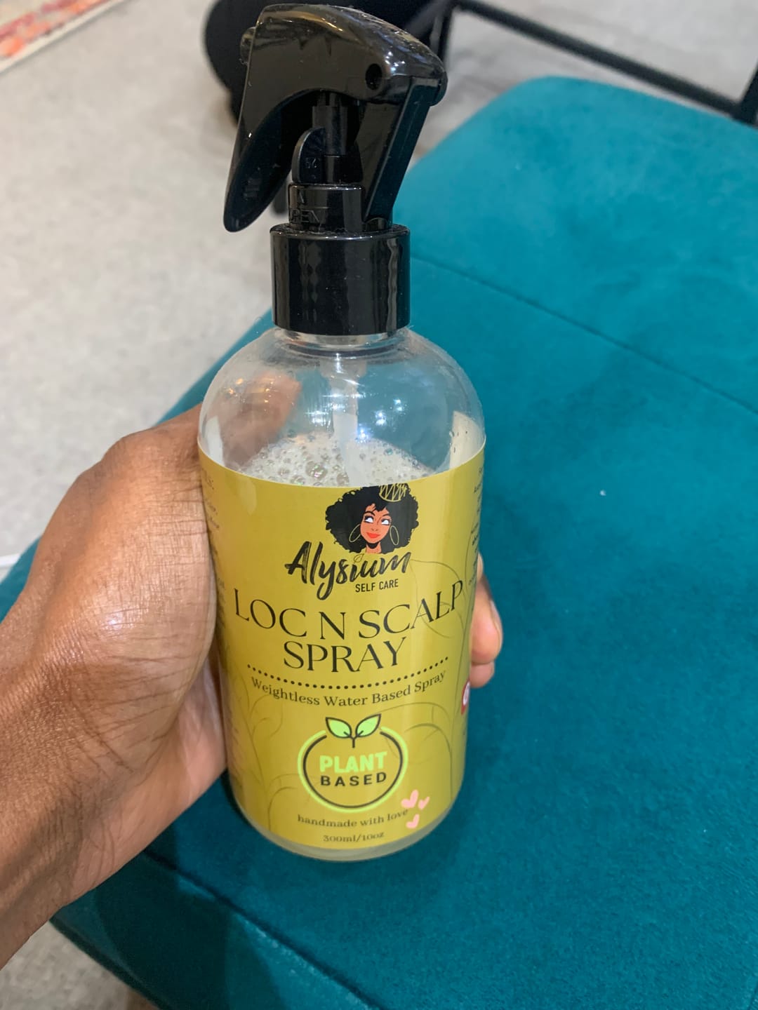 Customer photo review of Plant Based Loc & Scalp spray