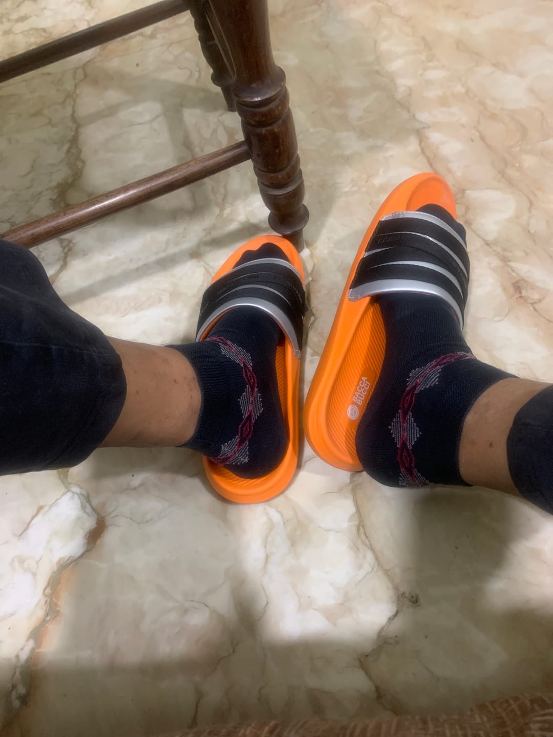 Customer photo review of Bacca Bucci Galaxy Slides – Ultra-Comfort EVA Slip-Ons