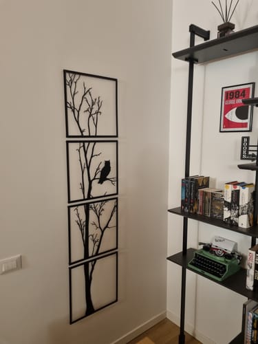 Customer photo review of Décoration Murale en Métal - Arbre et hibou