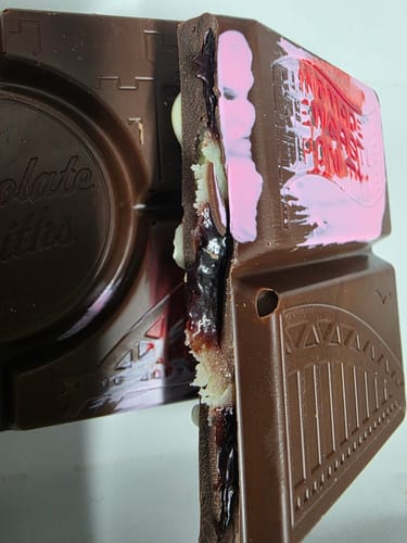 Customer photo review of Black Forest Gateau inspired chocolate bar 145g