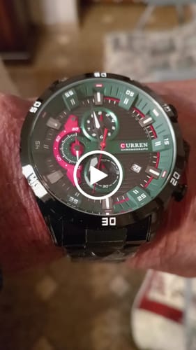 Customer video review of Curren Madrid® orologio uomo acciaio
