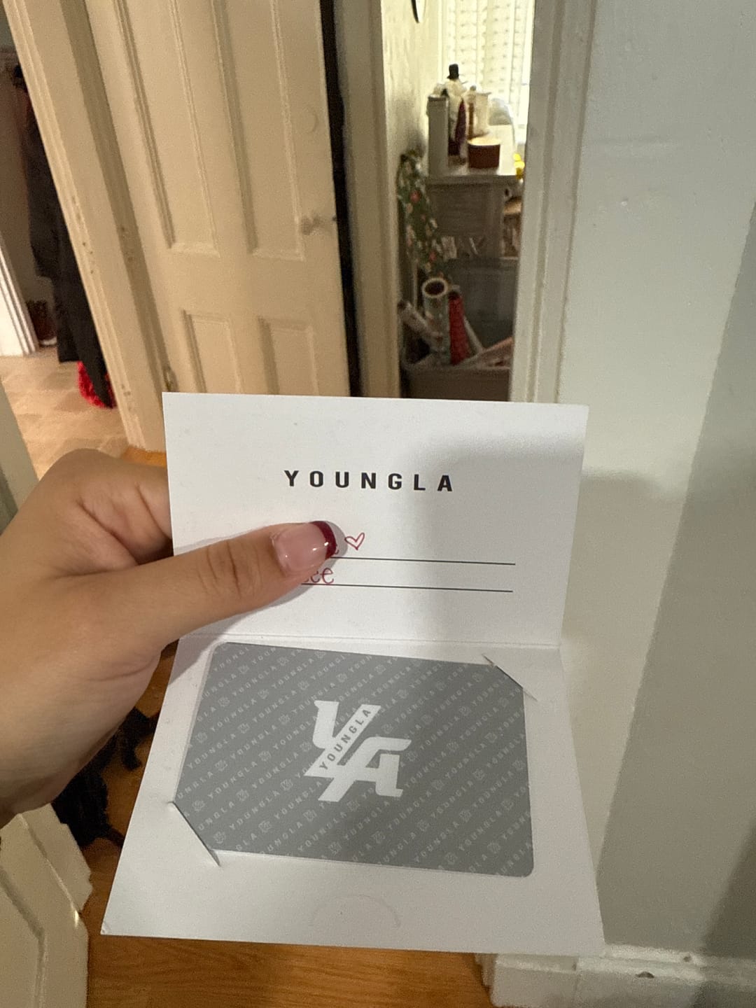 Customer photo review of Physical Gift Card
