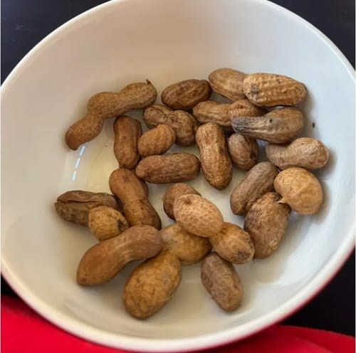 Customer photo review of Boil-The-Bag Boiled Peanuts (2 Bags)