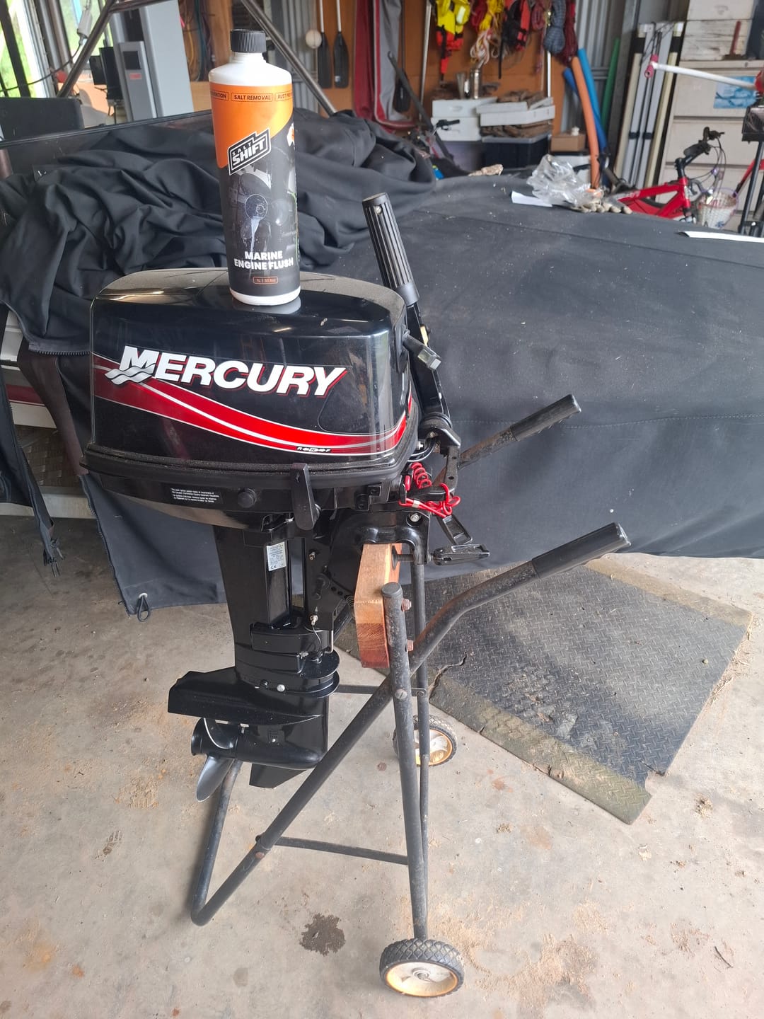 Customer photo review of Marine Engine Flush Kit