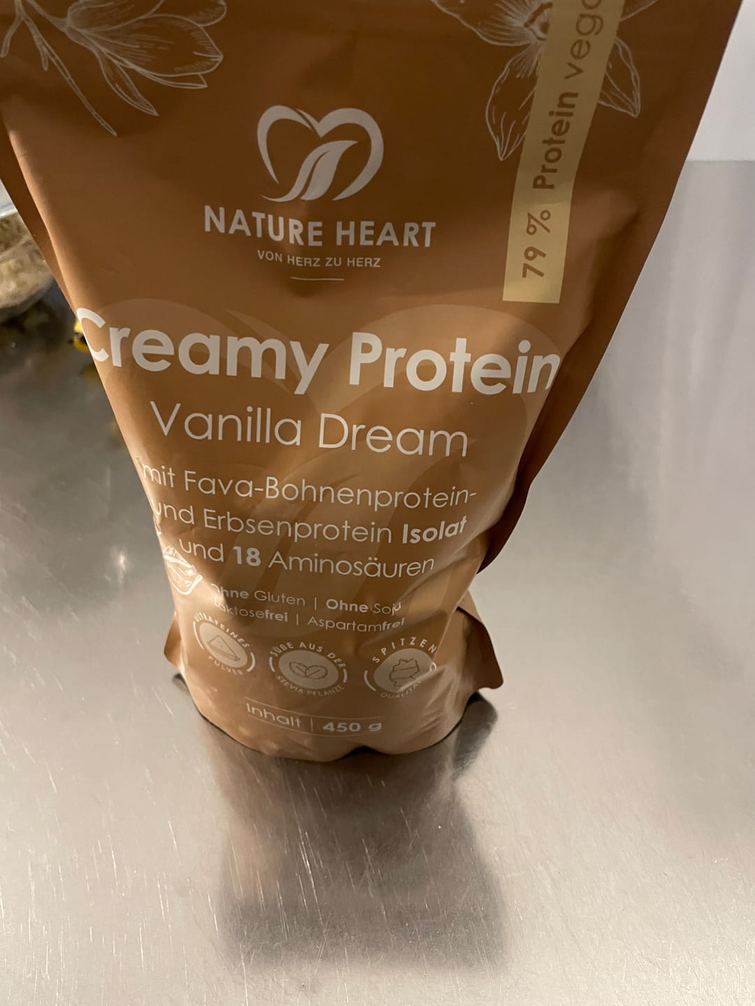 Customer photo review of Creamy Protein Vanilla Dream