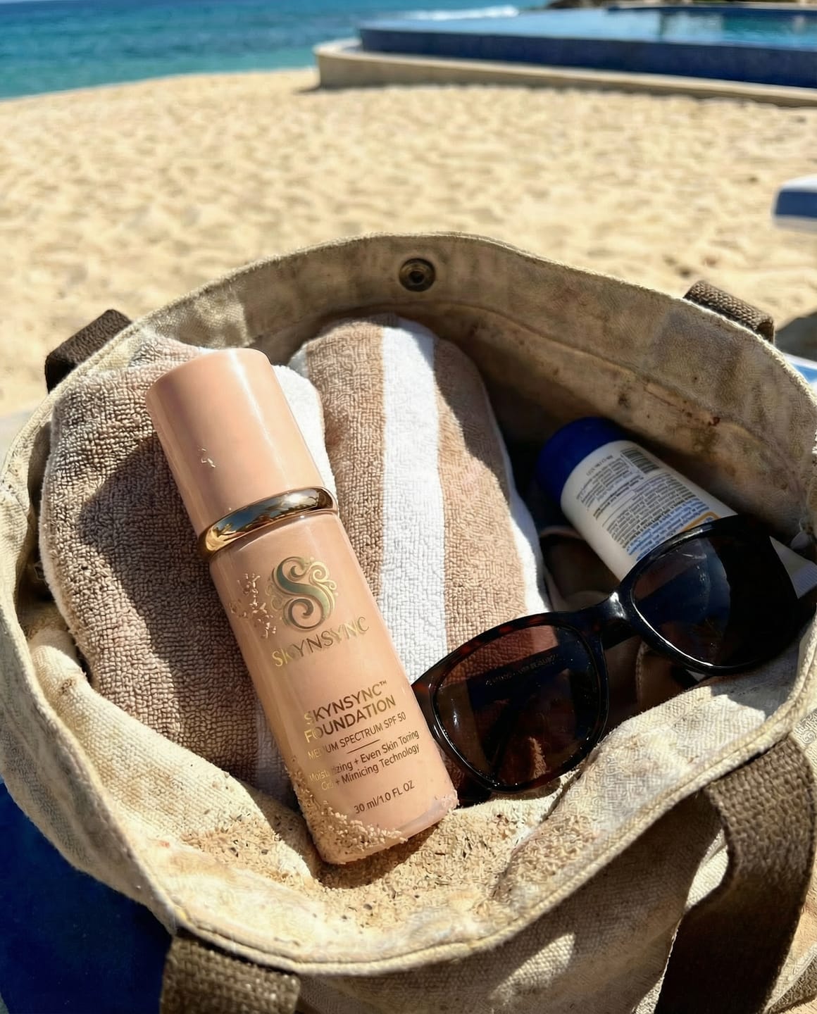 Customer photo review of Skynsync™ 4 in 1 Color Matching Foundation