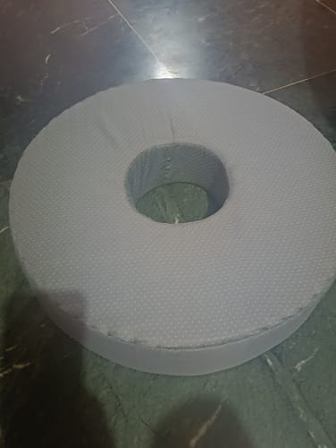 Customer photo review of Round Ring Cushion Pillow | Provides Cushioned Seating  to reduce Pain & Discomfort