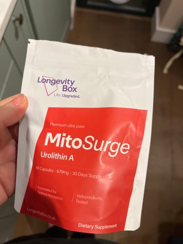 Customer photo review of MitoSurge Urolithin A Supplement