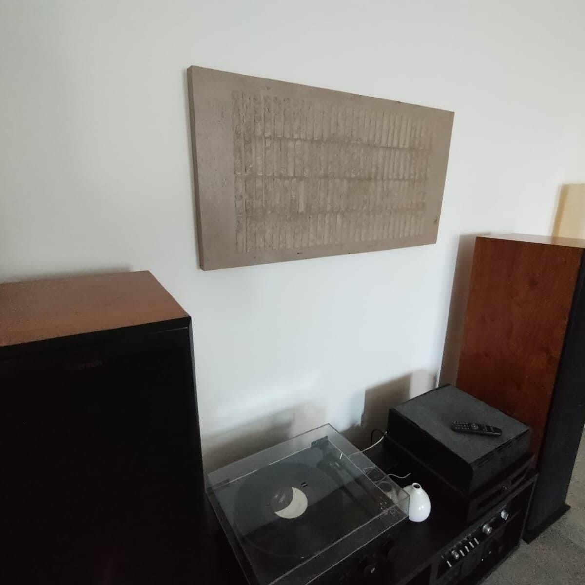 Customer photo review of Wabi Sabi Brown Textured Wall Art - Etchings