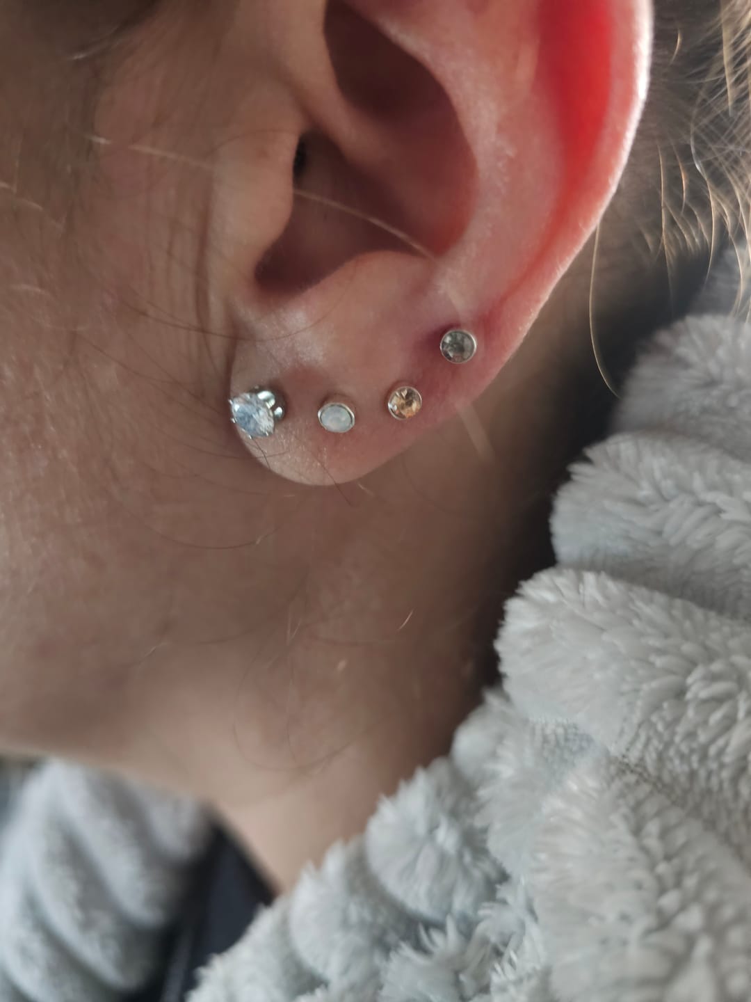 Customer photo review of Julia Earrings