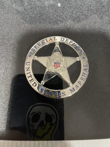 Customer photo review of US Marshal Special Deputy USMS Badge Replica Movie Prop