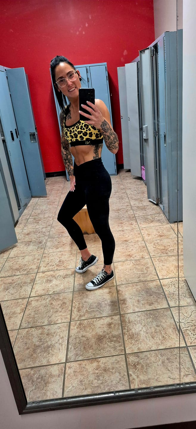 Customer photo review of Leonine sports bra