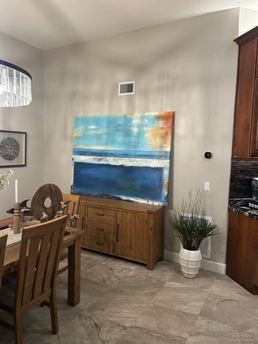 Customer review photo for Colorful Painting #CA217