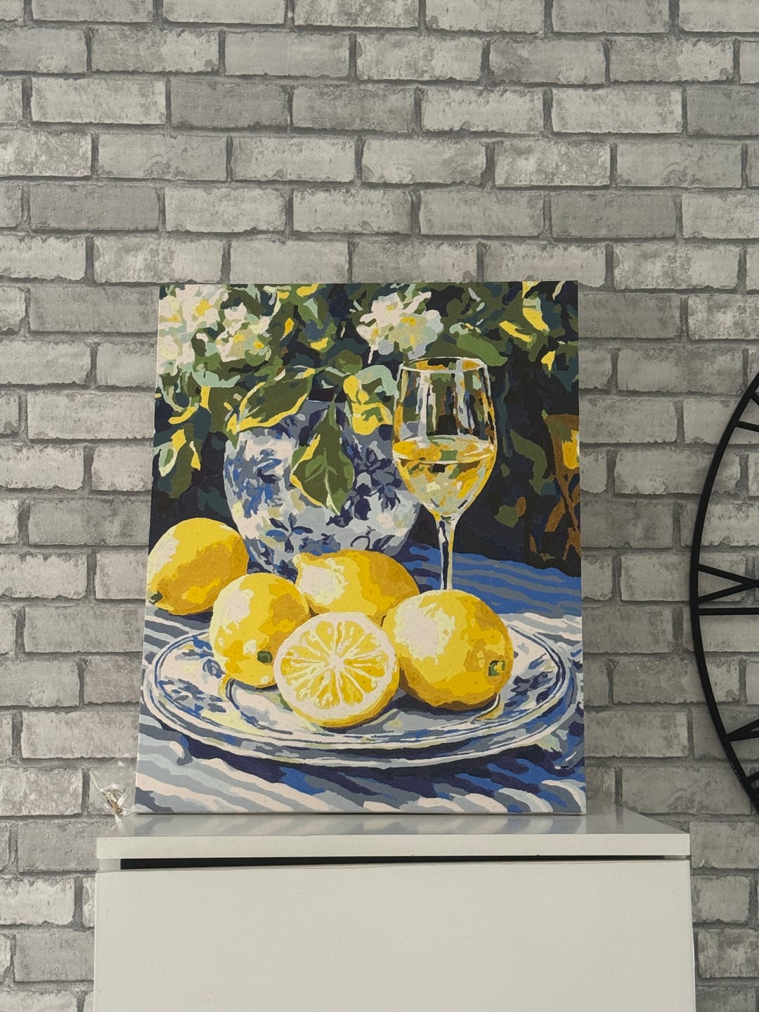 Customer photo review of Malen nach Zahlen - Zitrone und Wein
