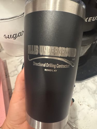 Customer photo review of (6 Pieces) Laser Engraved Tumbler | 20 oz
