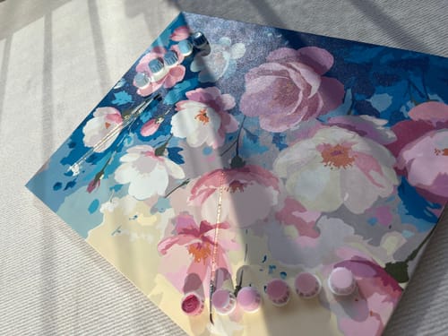 Customer photo review of Beautiful Watercolor Floral
