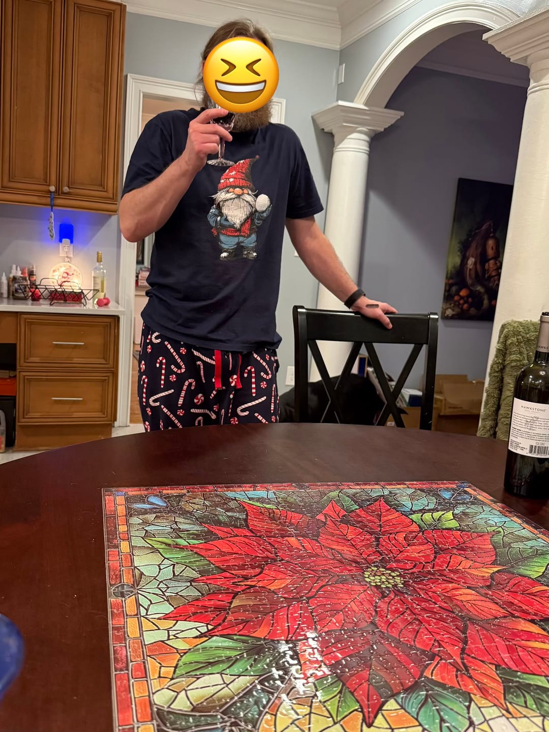 Customer photo review of Naughty Gnome Tee