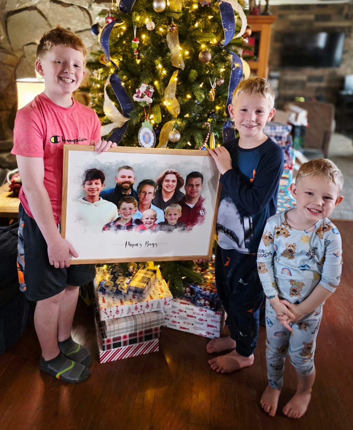 Customer photo review of Custom Family Photo Portrait