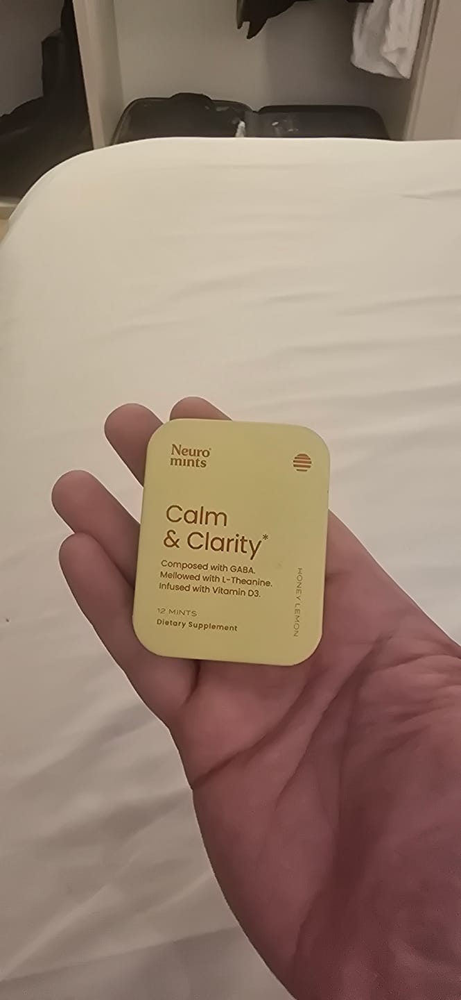Customer photo review of Calm & Clarity Mints