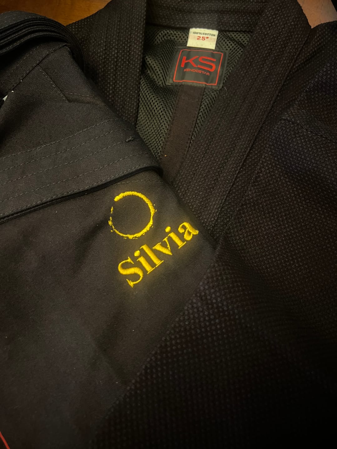 Customer photo review of ‘KURENAI' - Shoaizome Lightweight Kendogi & Cotton Pleat-Lock Kendo Hakama Uniform Set
