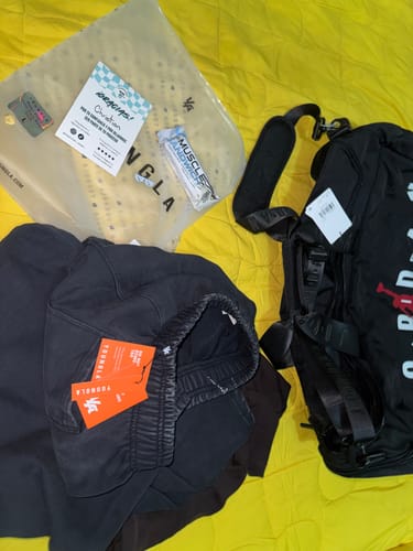 Customer photo review of DARK WAVE JOGGERS #2079