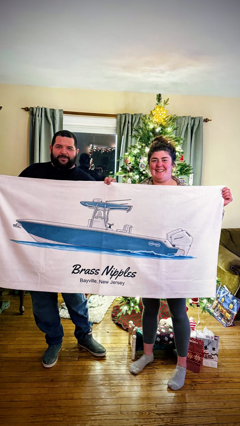 Customer photo review of Custom Boat Tote Bags