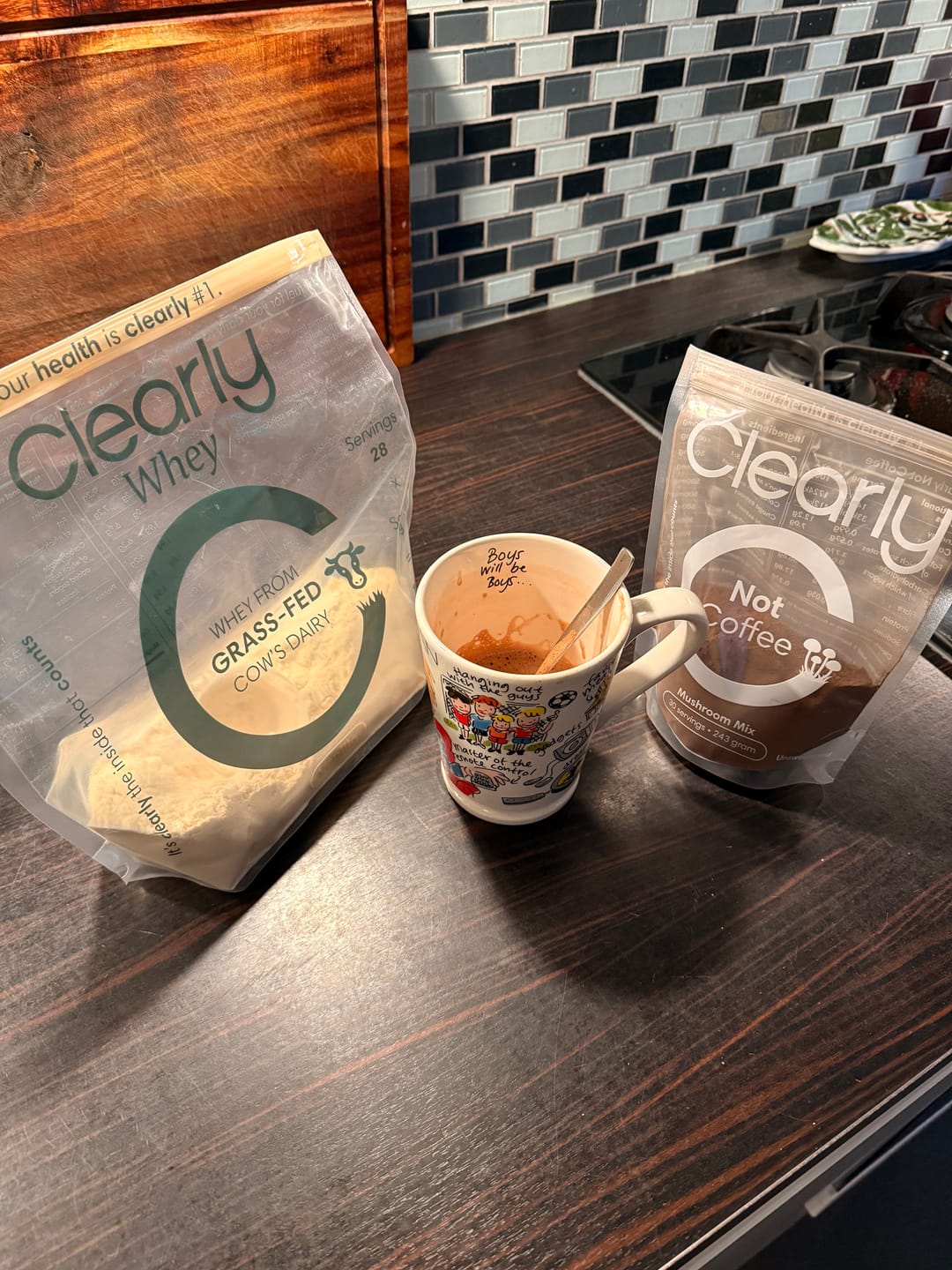 Customer photo review of Grass-fed Whey