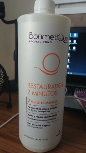 Customer photo review of Restaurador Capilar 2 Minutos 900ml Bonmetique
