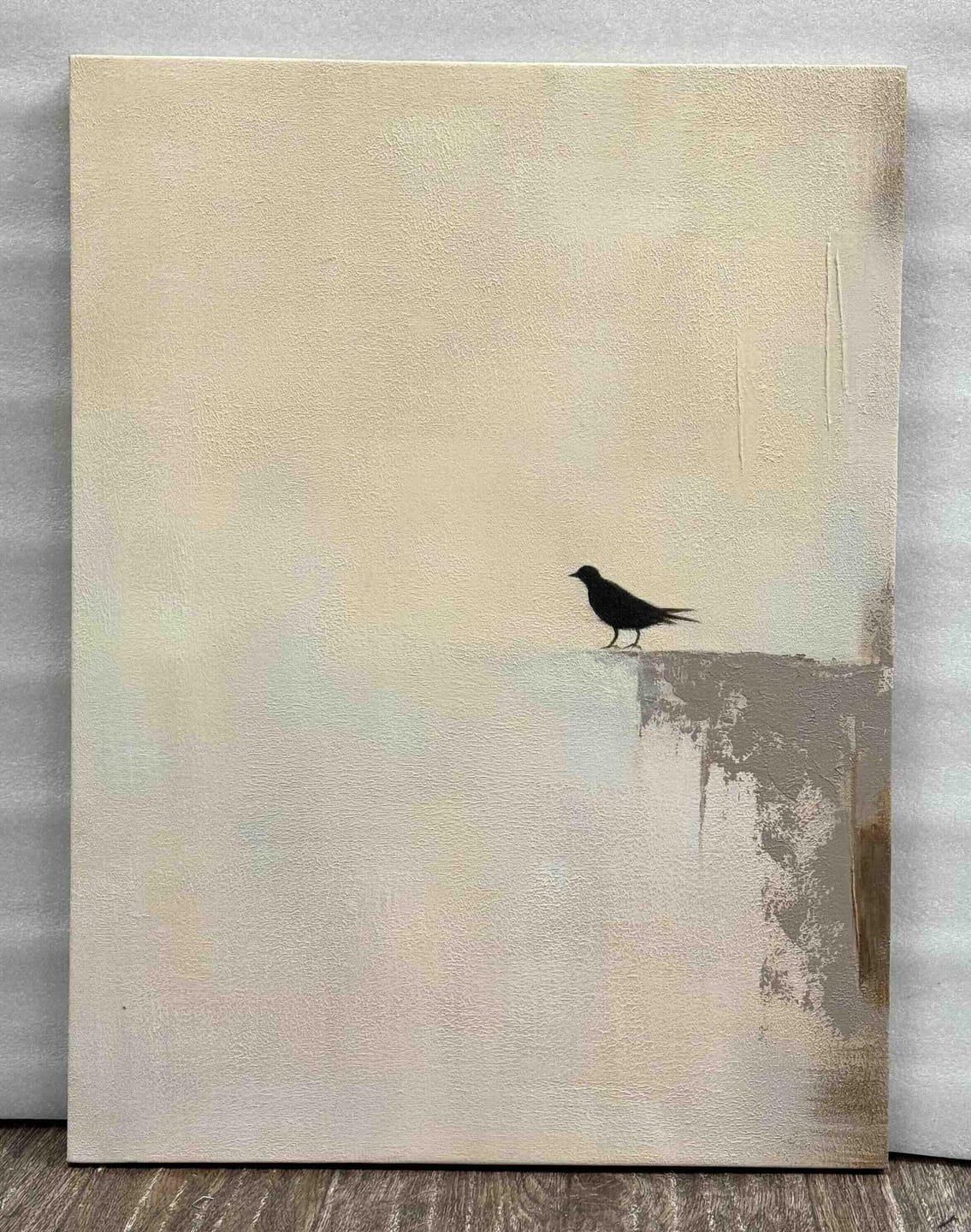 Customer photo review of Zen Minimalist Bird Wall Art - Lone Bird