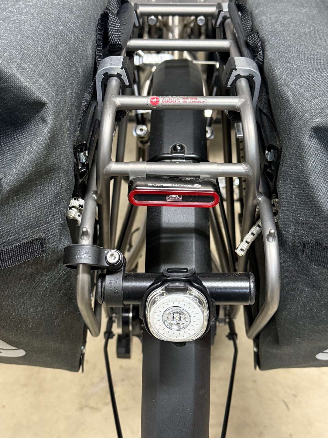 Customer photo review of Vertical Rear Light Mount