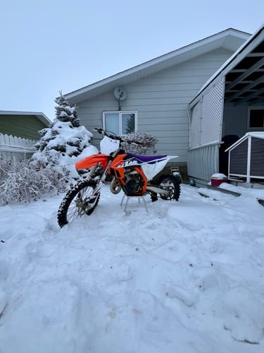 Customer photo review of Custom Seat Cover: 2022 KTM 150 SX