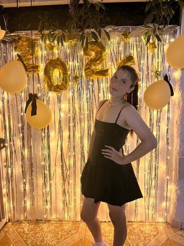 Customer photo review of VESTIDO EMELINE NEGRO