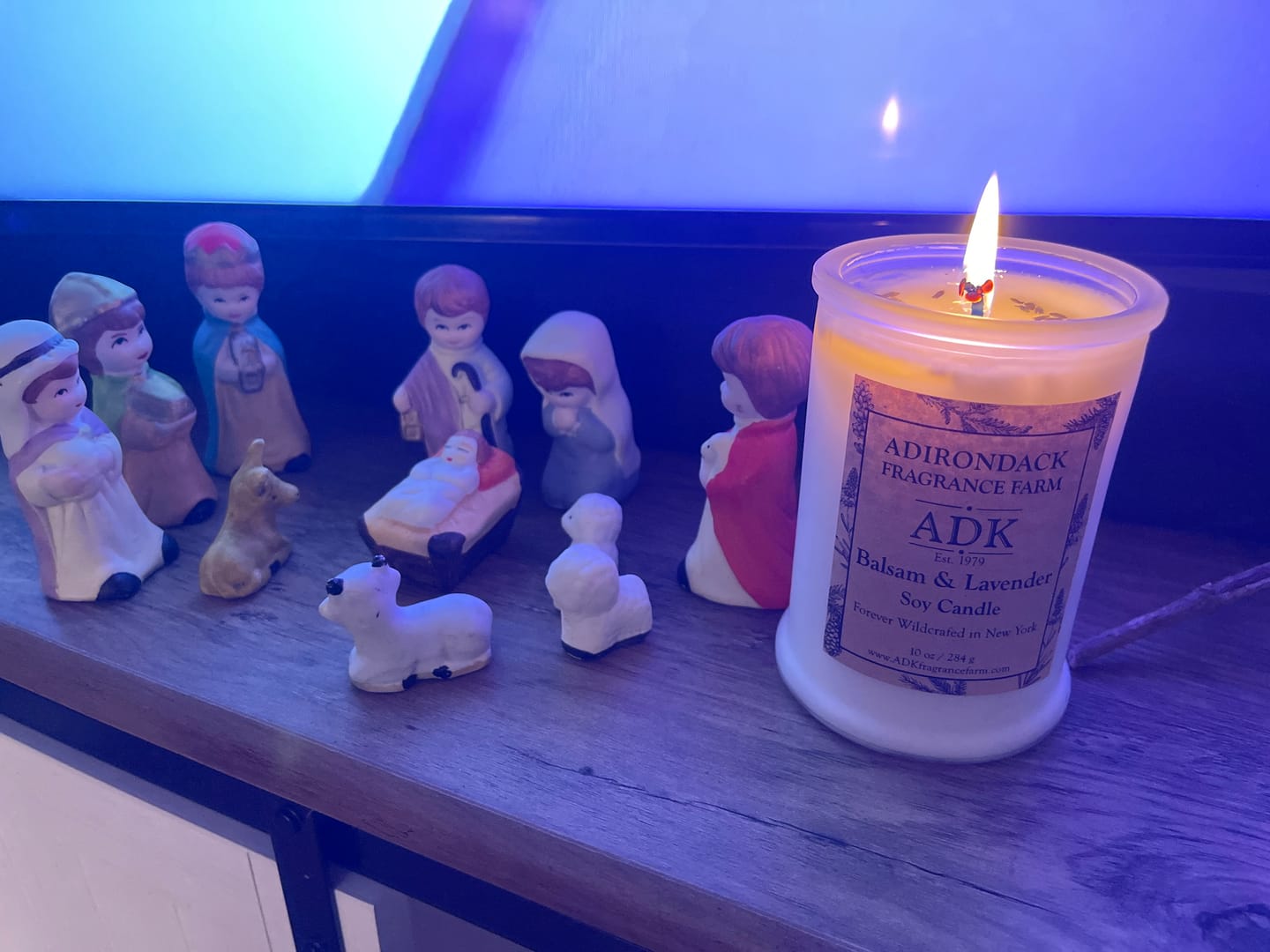 Customer photo review of Balsam Lavender Candle