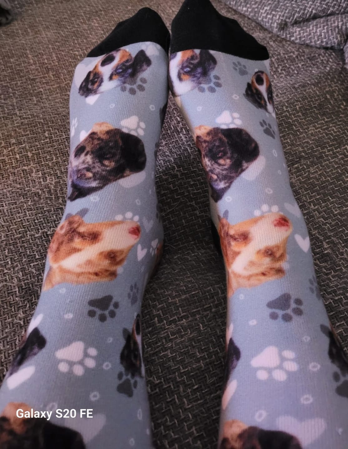 Customer photo review of Dein Foto - Individuelle Socken