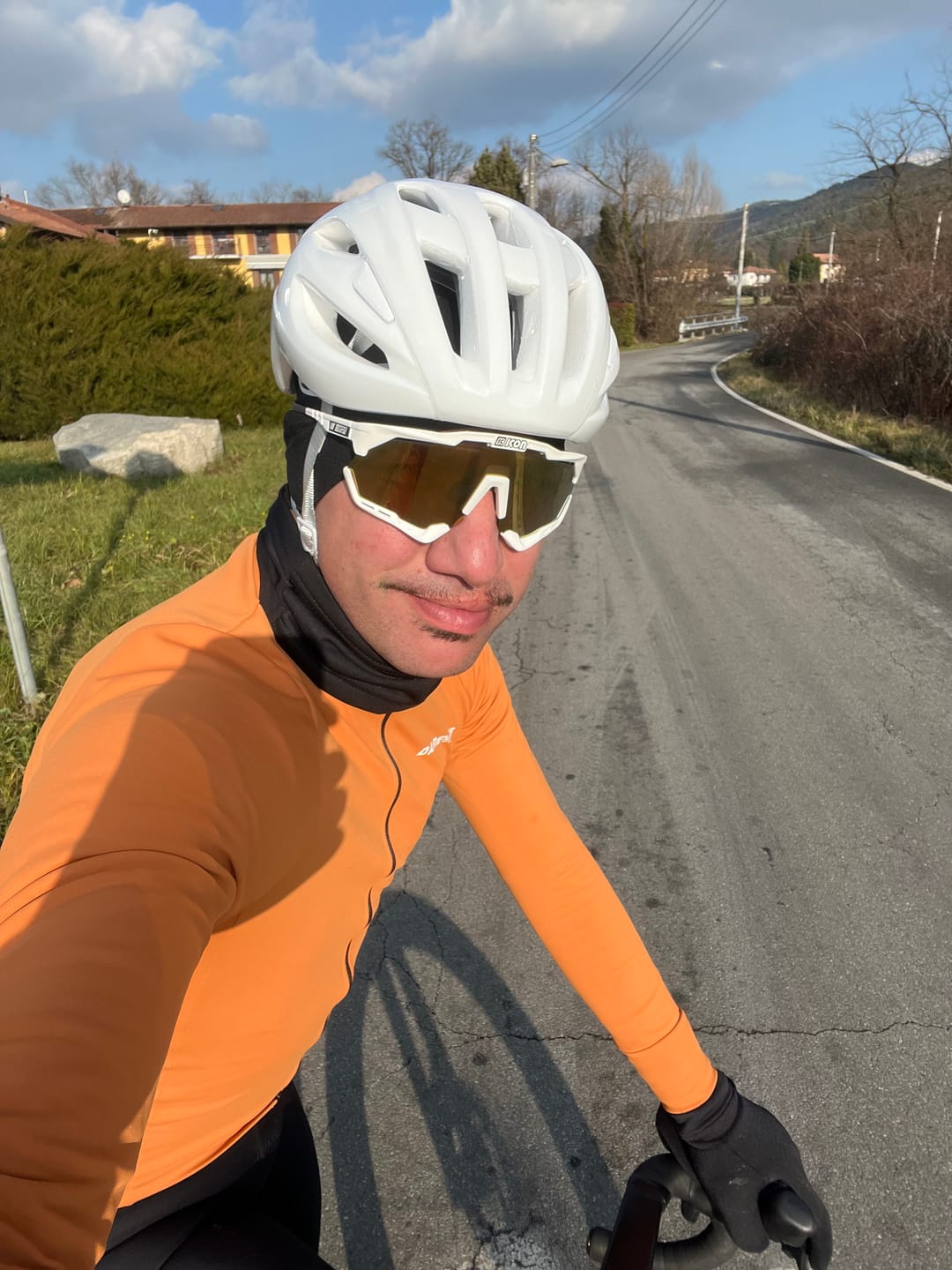 Customer photo review of ATTACK THERMAL JERSEY - ORANGE