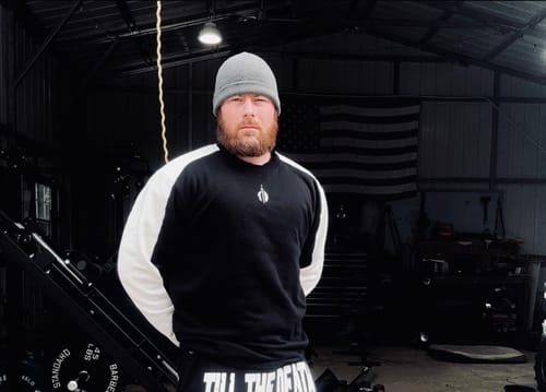 Customer photo review of Two-Tone Crewneck