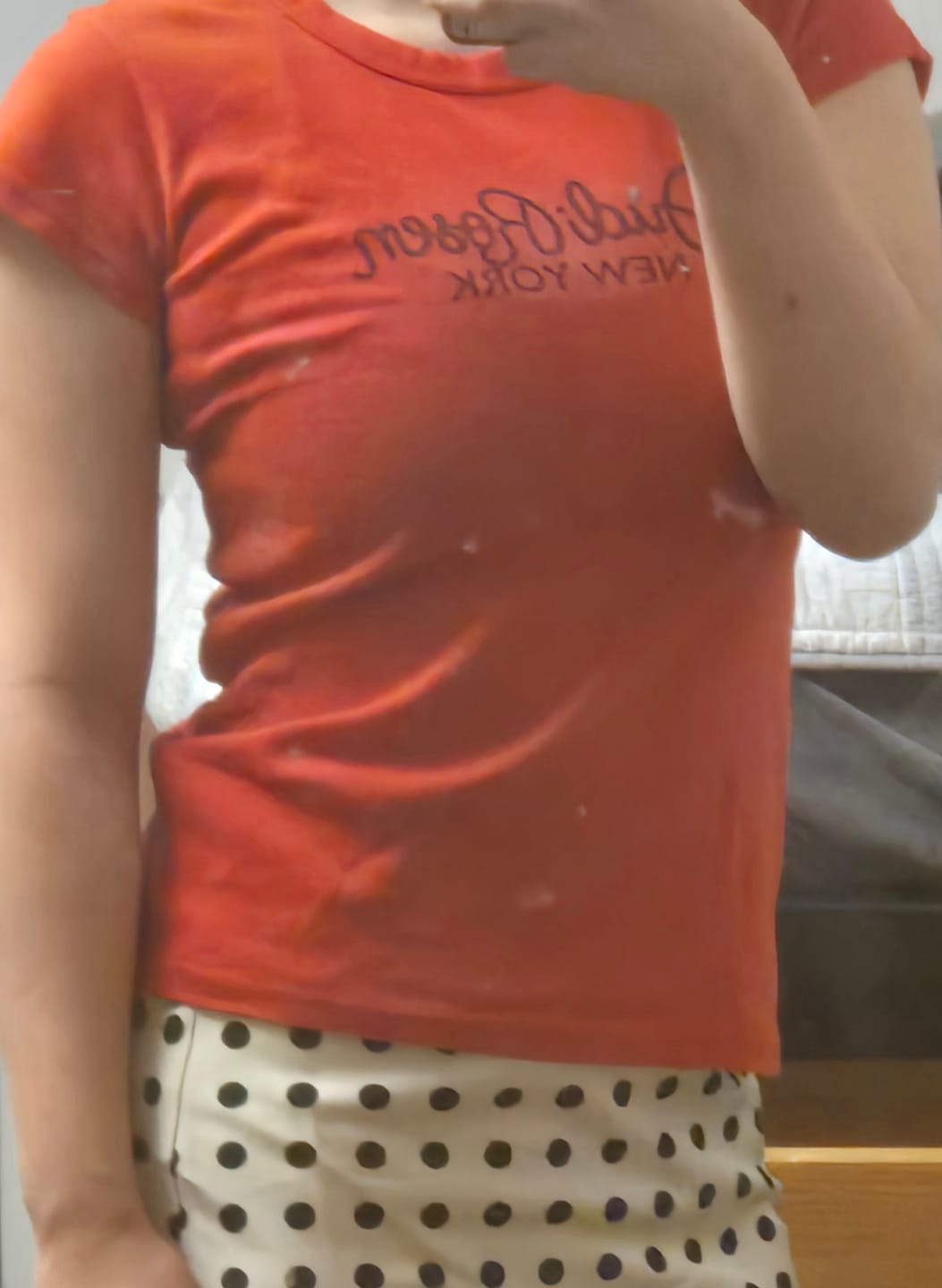 Customer photo review of Knack Tee  • Judi Rosen New York  Logo